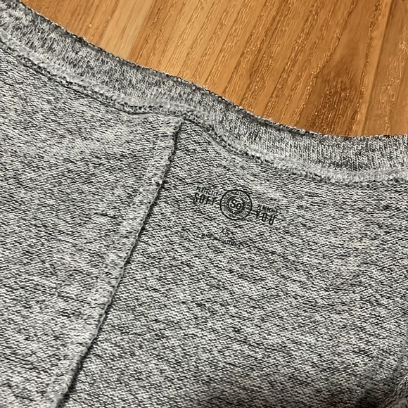 Gray V-Neck Swing Dress-Sonoma - Picture 3 of 5